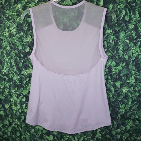 Athleta Pink Shell Mesh Tank Sz XS - Picture 4 of 6